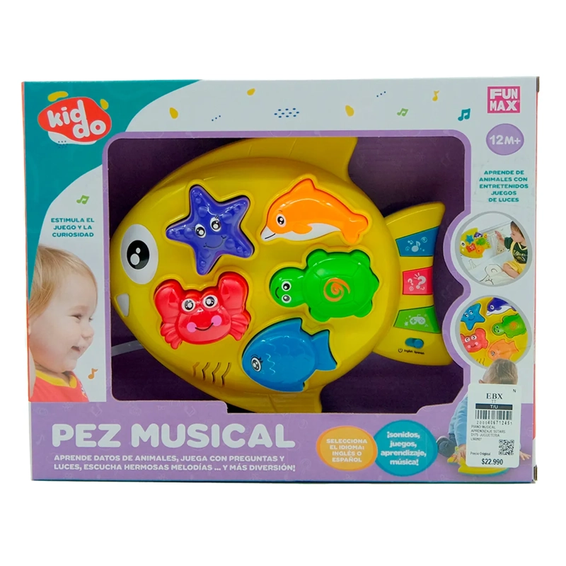 PIANO MUSICAL APRENDIZAJE 5STARS - 1