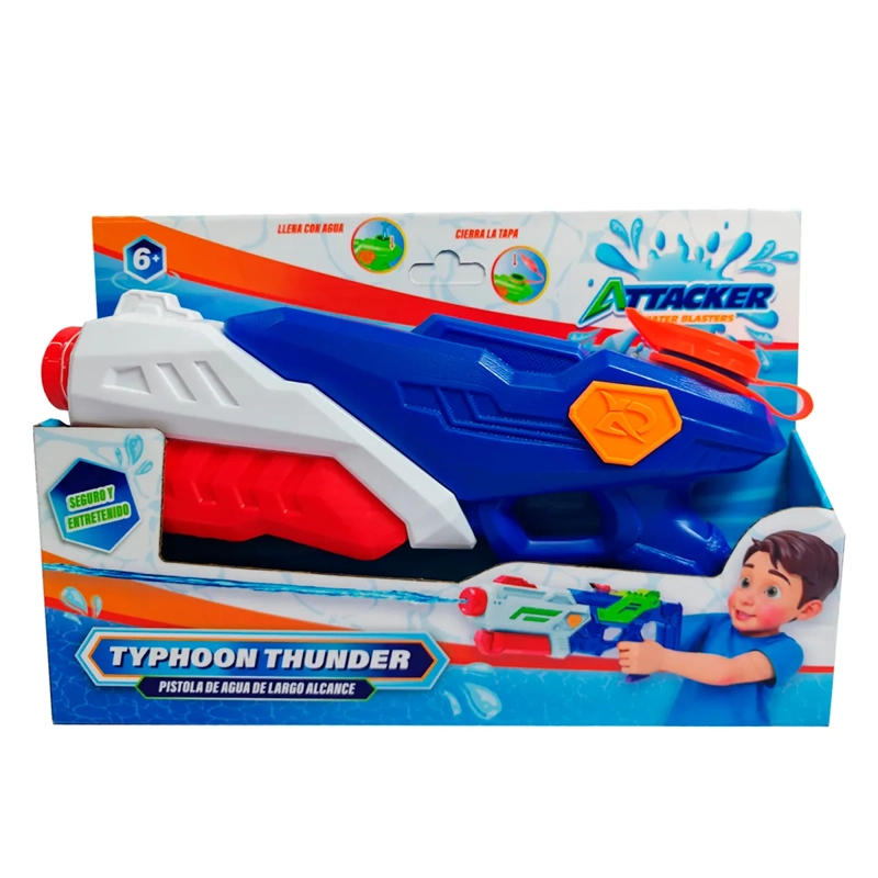 LANZADOR AGUA 28CM ATTACKER VERDE - 1
