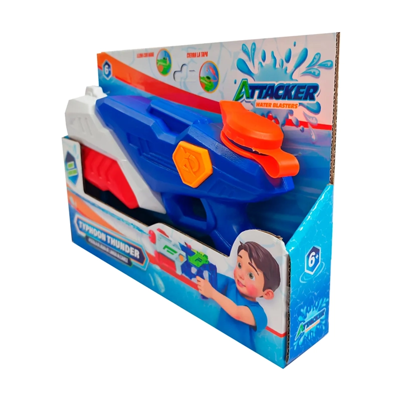 LANZADOR AGUA 28CM ATTACKER VERDE - 3