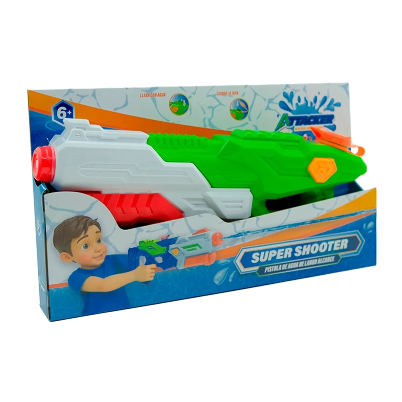 LANZADOR AGUA 40CM ATTACKER VERDE - 5