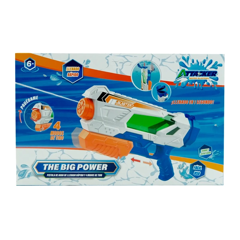 LANZADOR AGUA 40CM CLEAR ATTACKER - 3