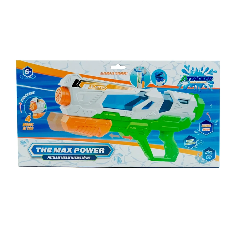 LANZADOR AGUA 56CM CLEAR ATTACKER - 4