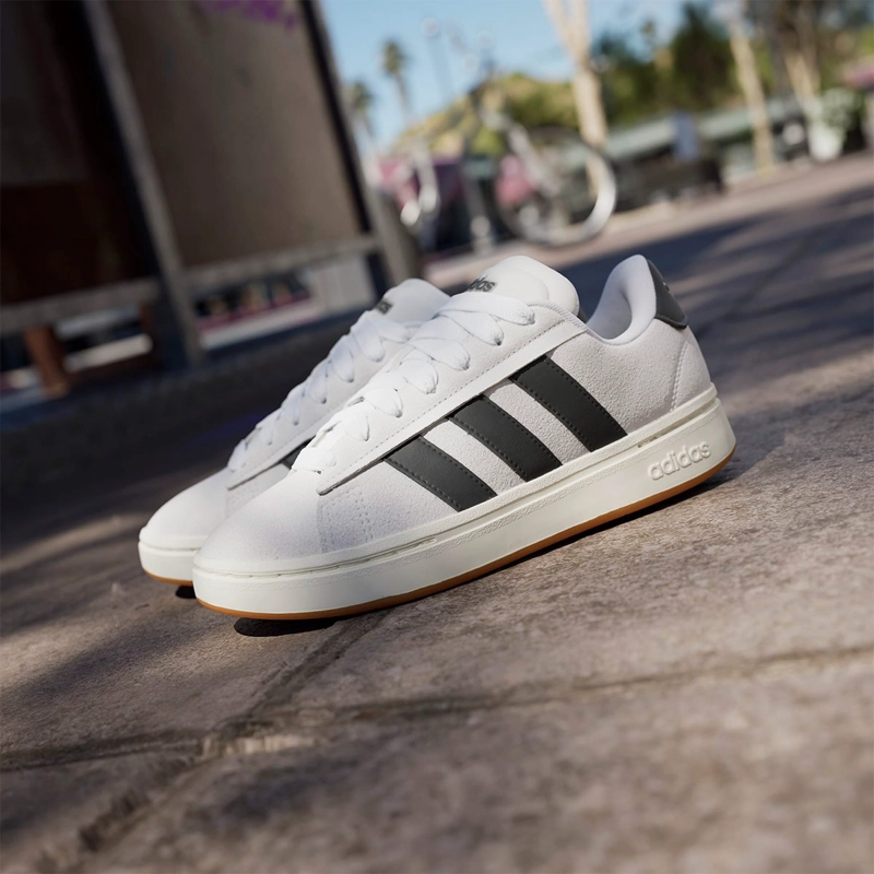 ZAPATILLAS MUJER ADIDAS URBANO GRIS CLARO GRAND COURT ALPHA - 11