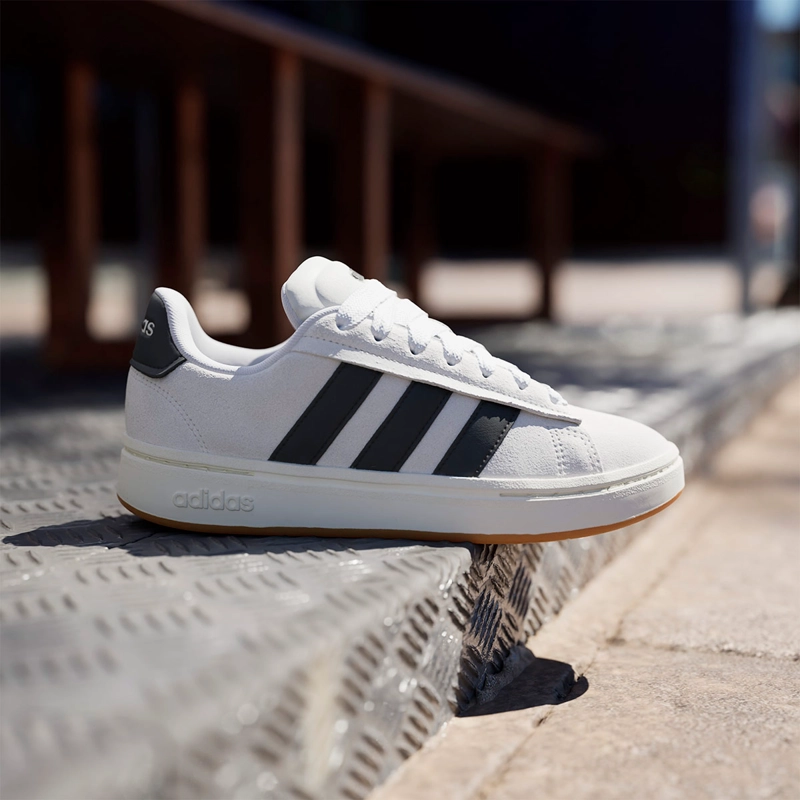 ZAPATILLAS MUJER ADIDAS URBANO GRIS CLARO GRAND COURT ALPHA - 9
