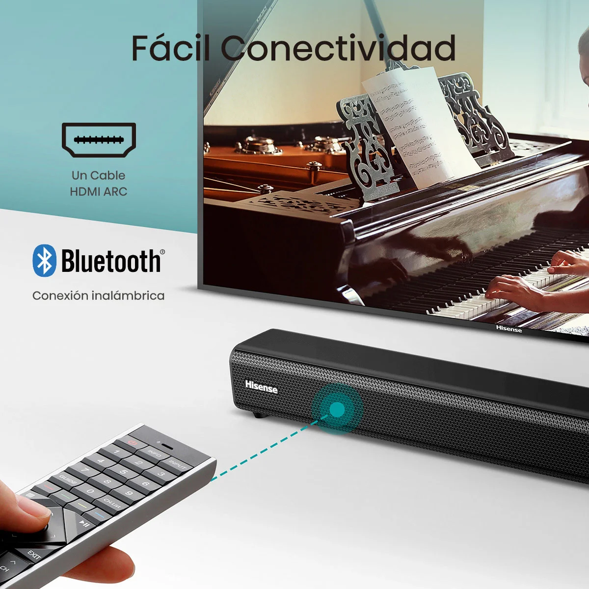 SOUNDBAR BLUETOOTH HISENSE HS205 - 7