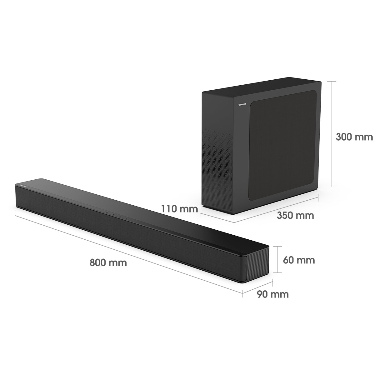 SOUNDBAR BLUETOOTH HISENSE H2100 2.1 CH - 2