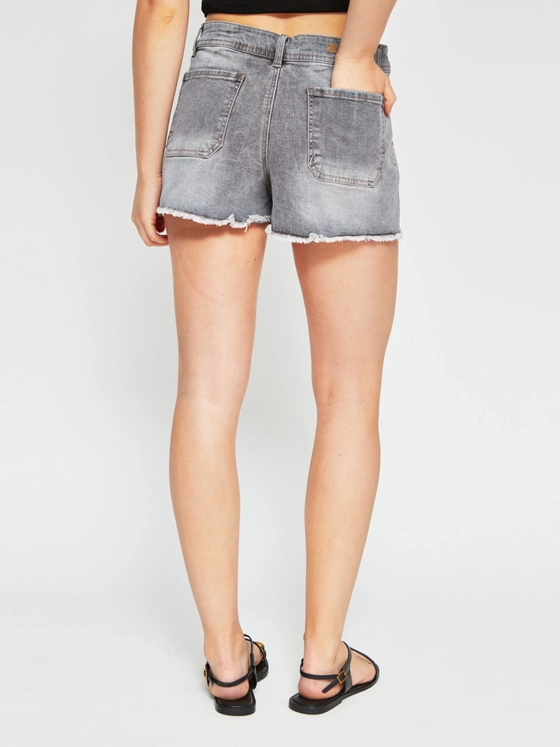 SHORT MUJER INDEX ALGODÓN TACHAS BOLSILLO - 3