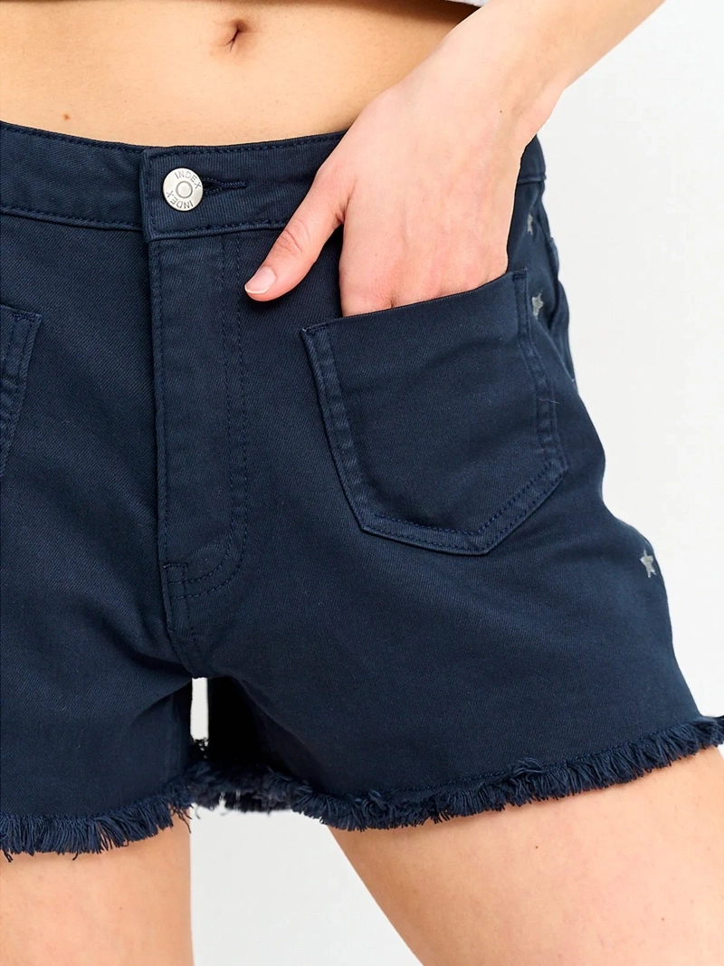 SHORT MUJER INDEX ALGODÓN TACHAS ESTRELLA - 4