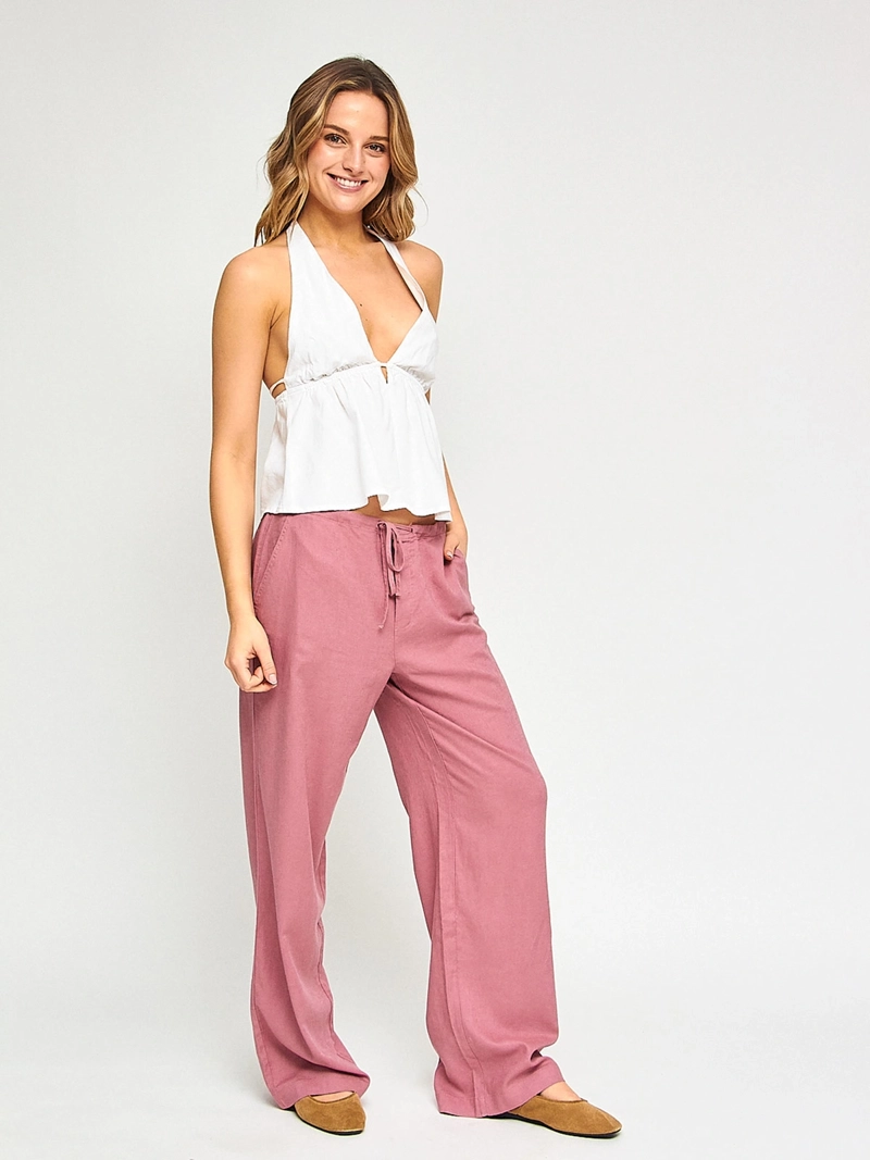 BLUSA MUJER INDEX SIN MANGAS AMARRA CUELLO - 4