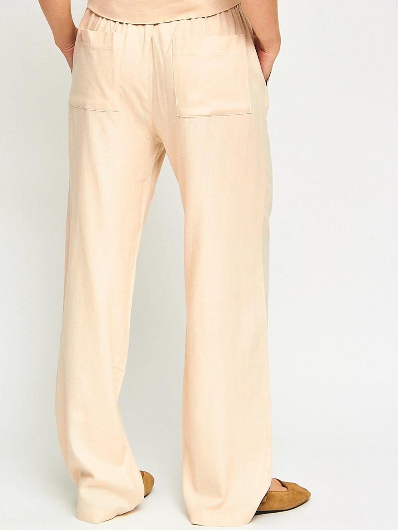 PANTALÓN MUJER INDEX LINO FLUIDO - 3