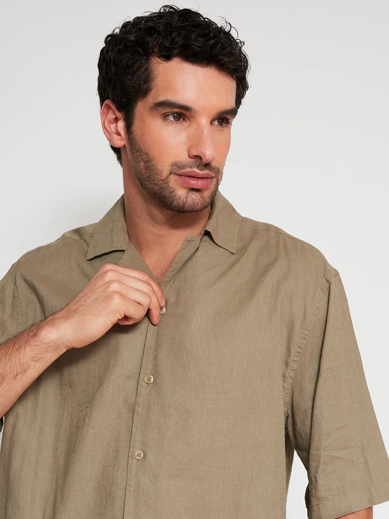 CAMISA HOMBRE MARQUIS LINO MANGA CORTA - 3