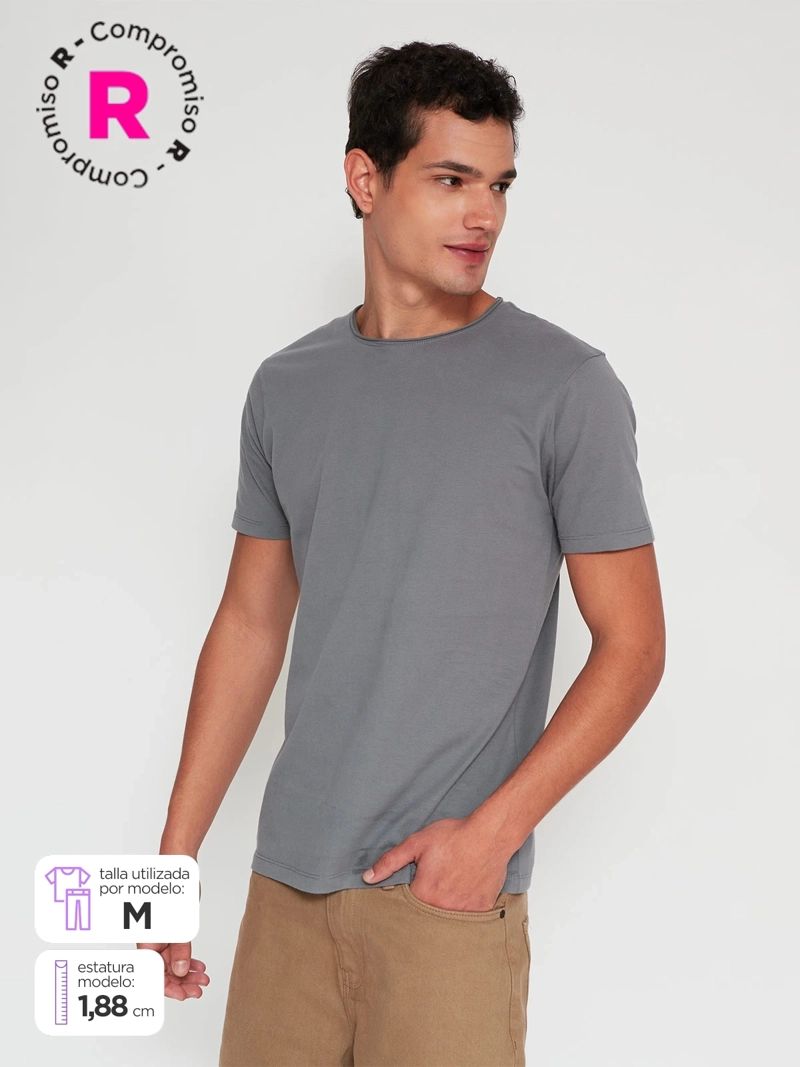 POLERA HOMBRE MARQUIS ALGODÓN MANGA CORTA