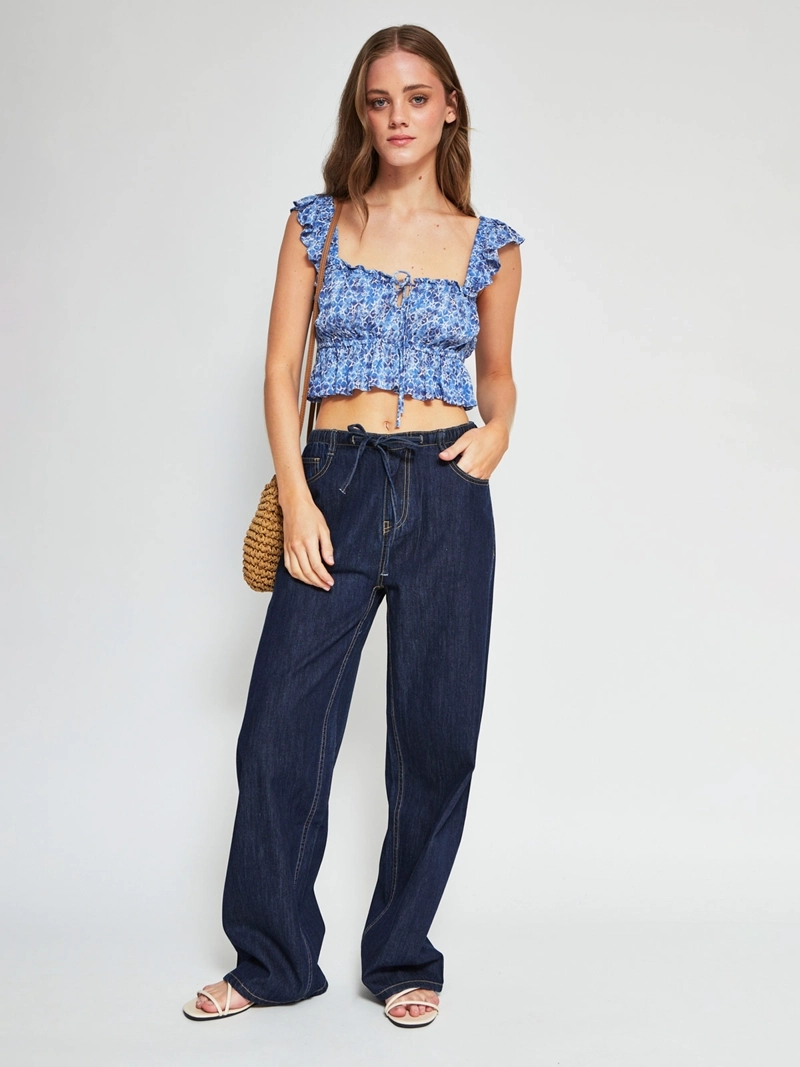 BLUSA MUJER INDEX SIN MANGAS PRINT - 4