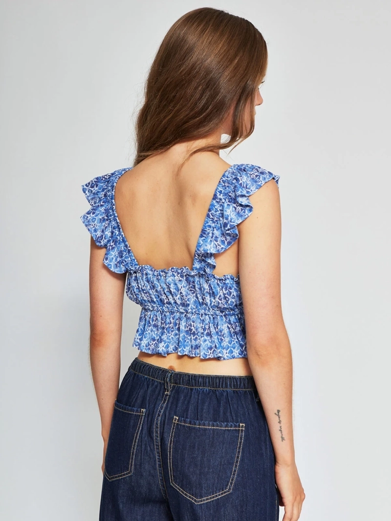 BLUSA MUJER INDEX SIN MANGAS PRINT - 2
