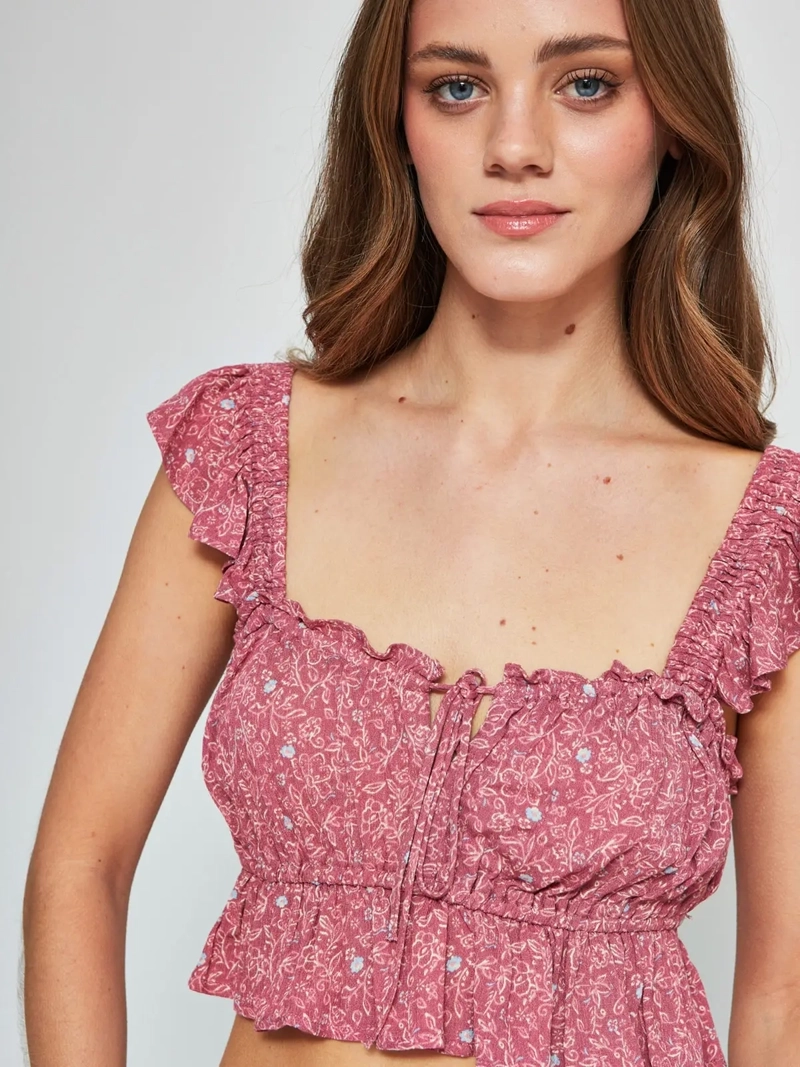 BLUSA MUJER INDEX SIN MANGAS PRINT - 3