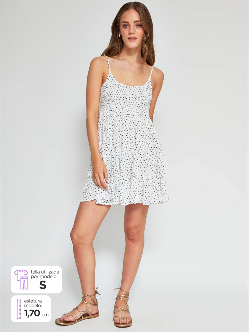 VESTIDO MUJER INDEX CORTO ESCOTE - 1