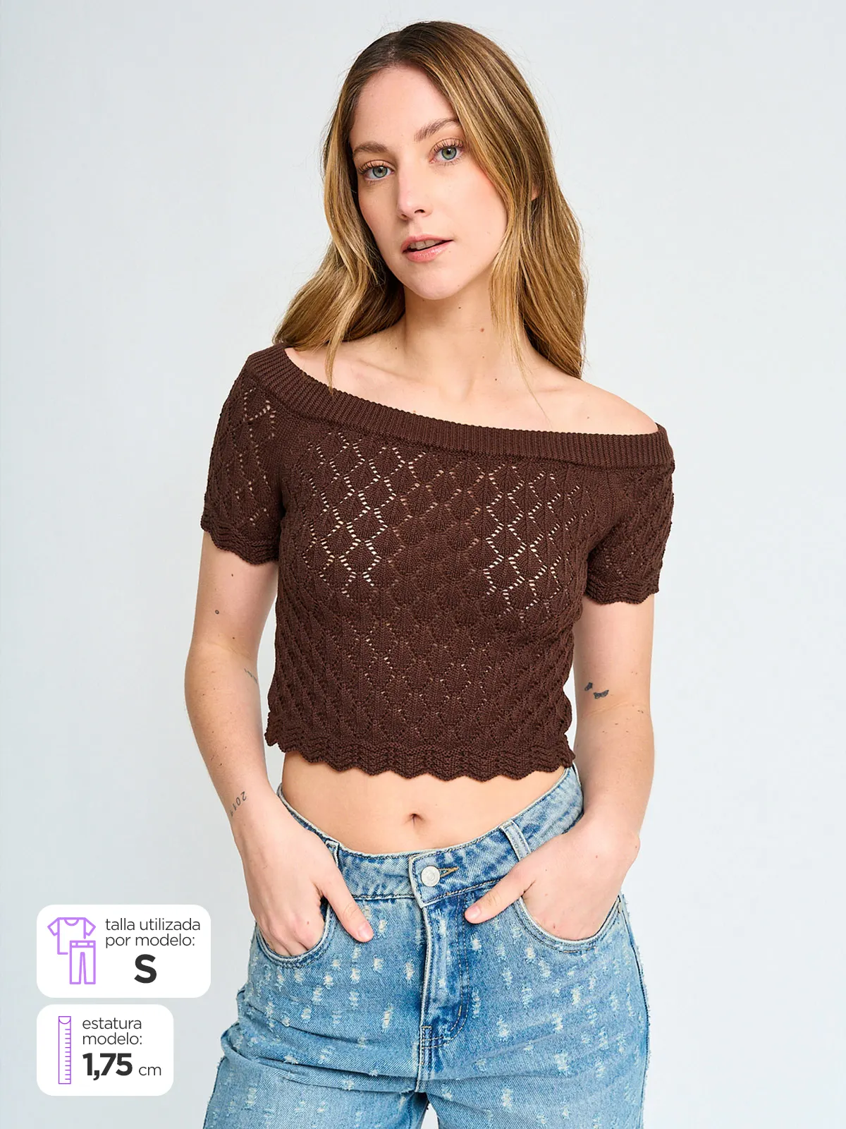 POLERA MUJER INDEX ALGODÓN MANGA CORTA - 1