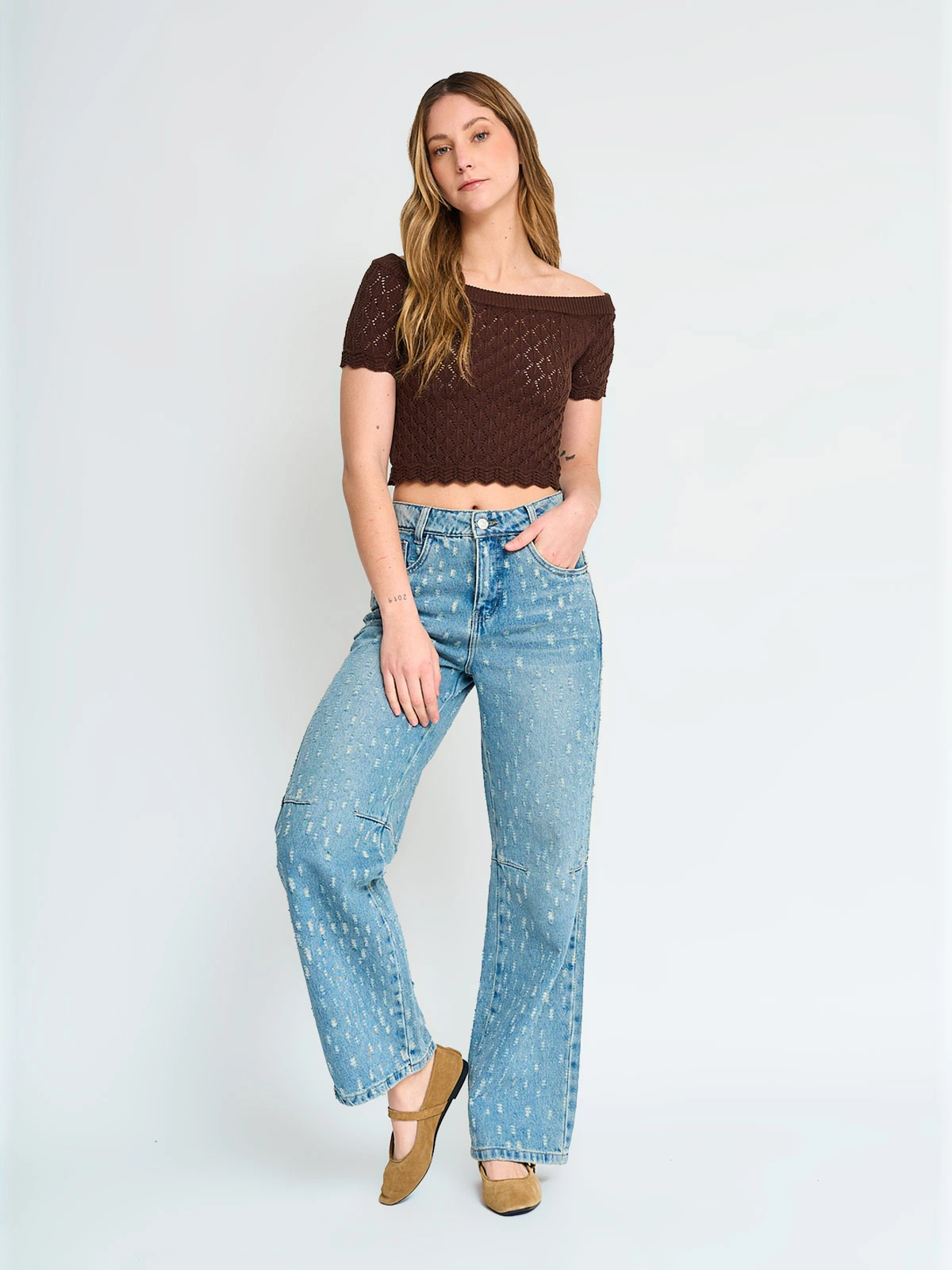 POLERA MUJER INDEX ALGODÓN MANGA CORTA - 4