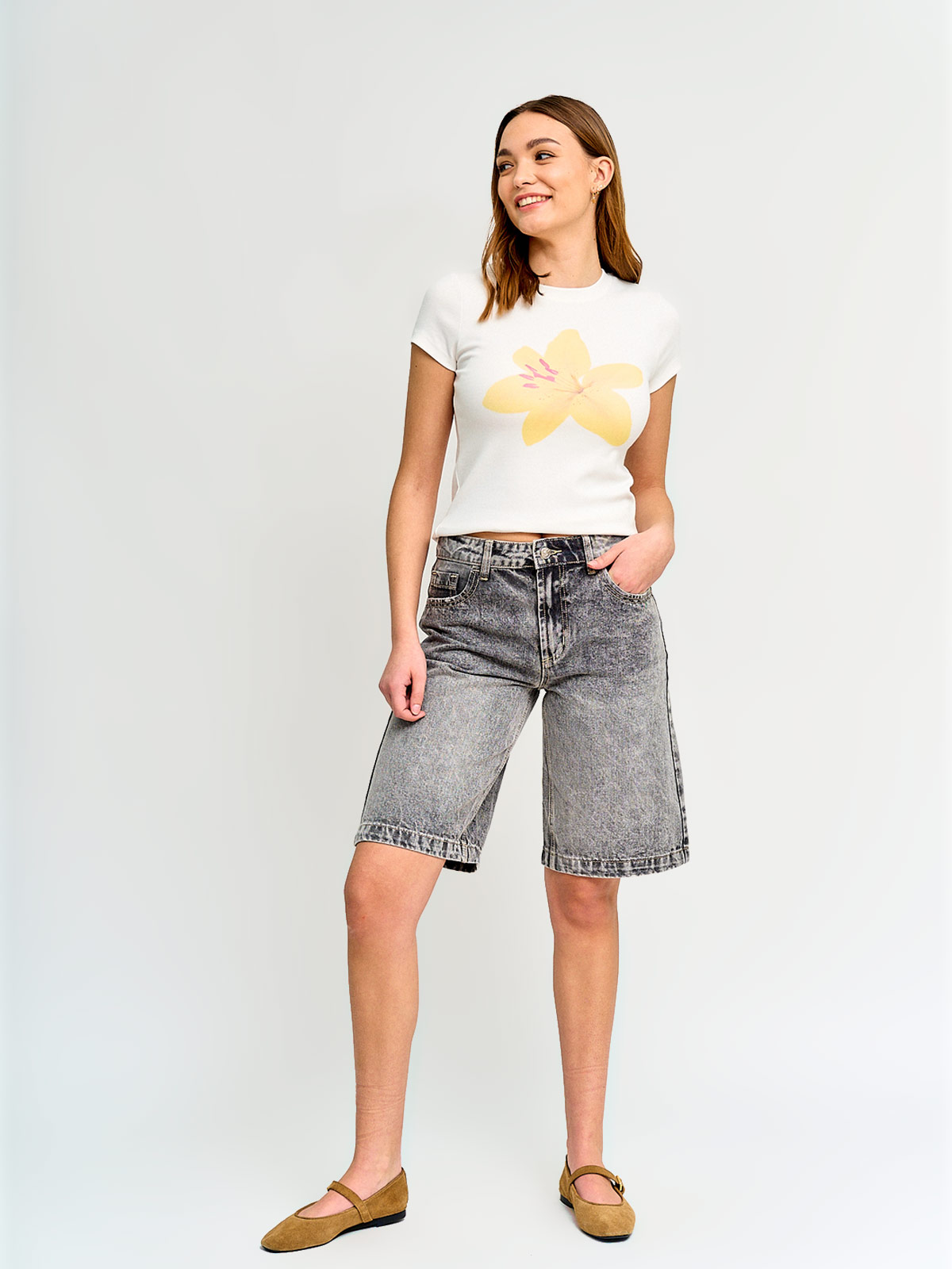 POLERA MUJER INDEX ALGODÓN SIN MANGAS FLORES - 4