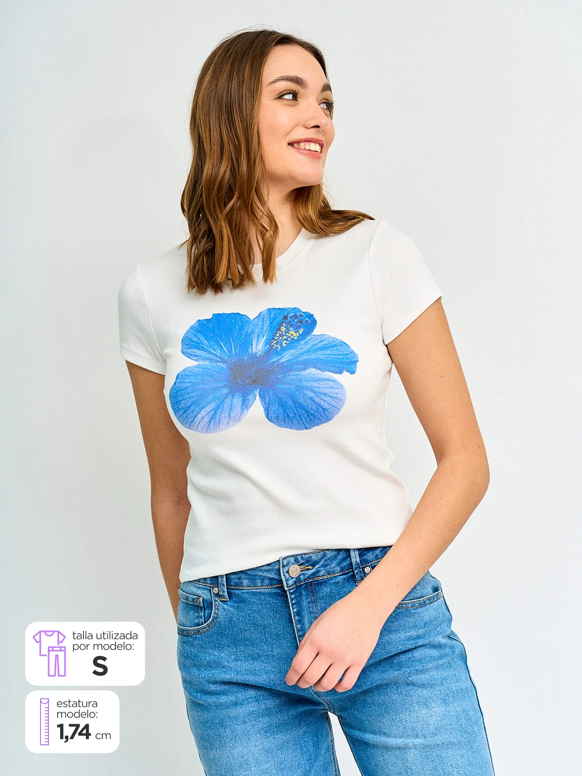 POLERA MUJER INDEX ALGODÓN SIN MANGAS FLORES - 1