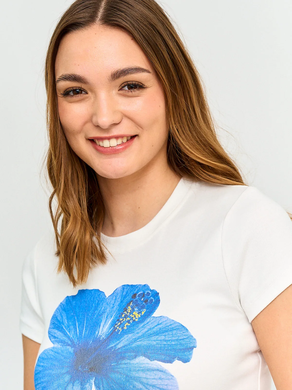 POLERA MUJER INDEX ALGODÓN SIN MANGAS FLORES - 3