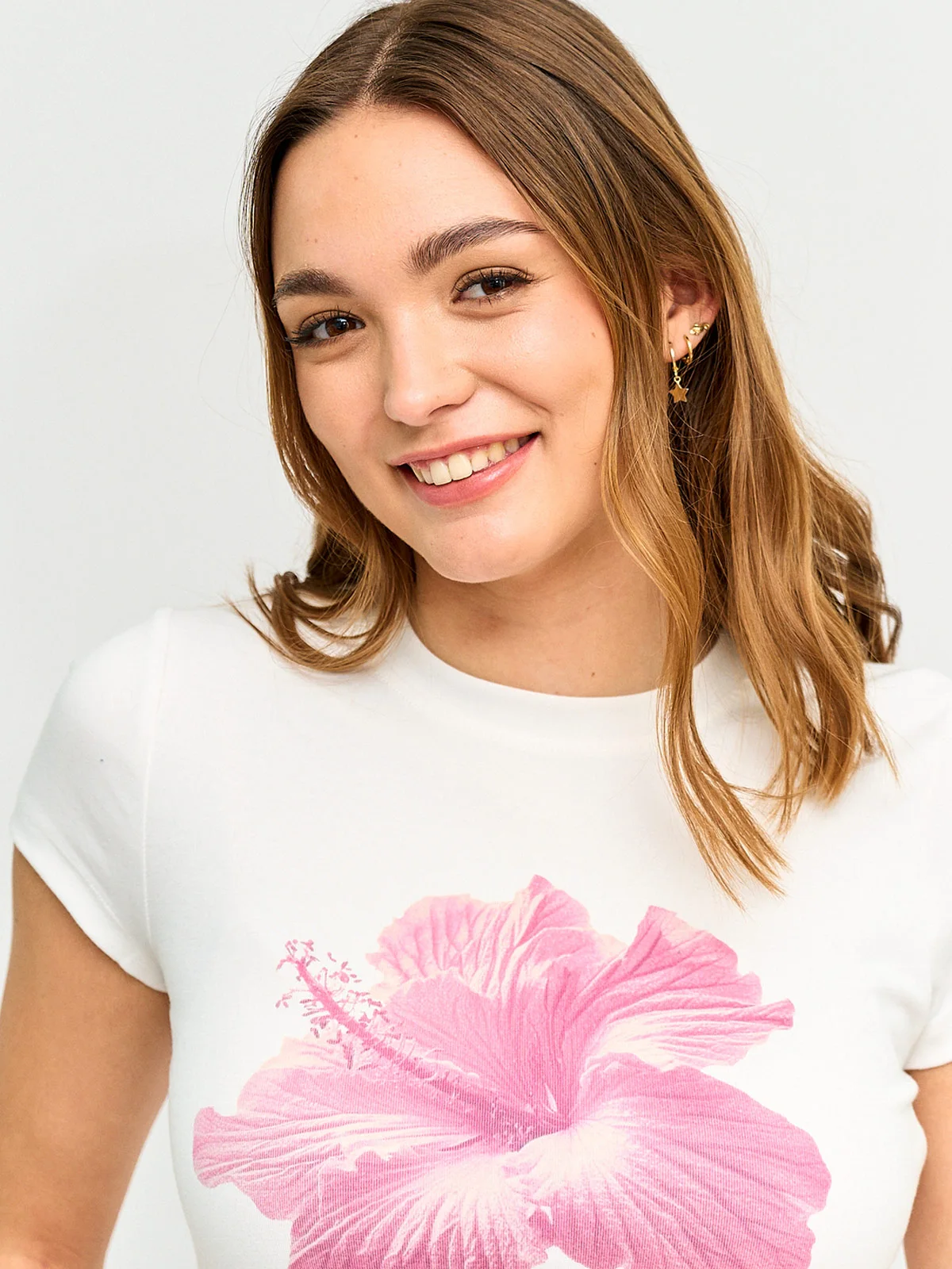 POLERA MUJER INDEX ALGODÓN SIN MANGAS FLORES - 3