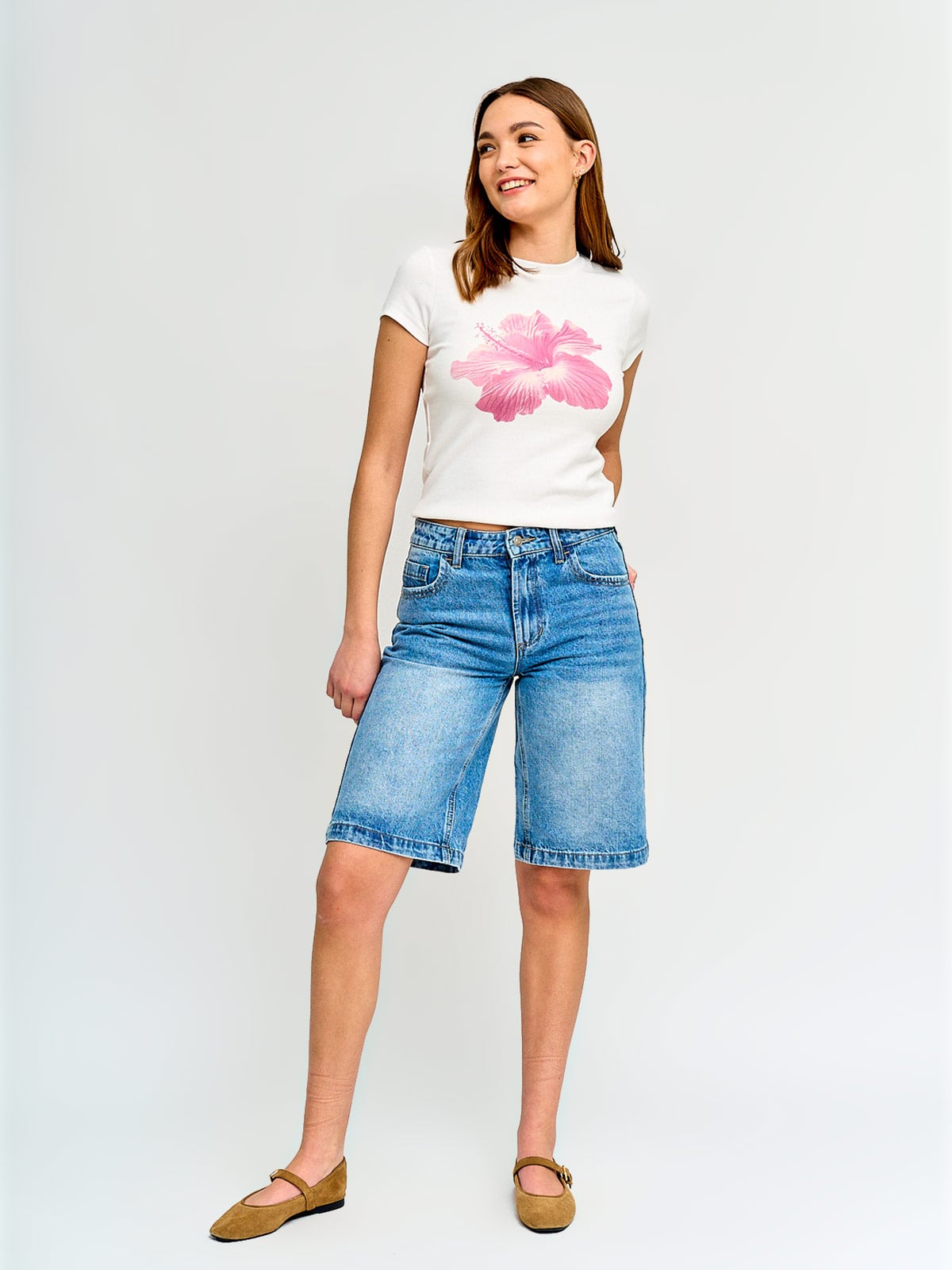POLERA MUJER INDEX ALGODÓN SIN MANGAS FLORES - 4