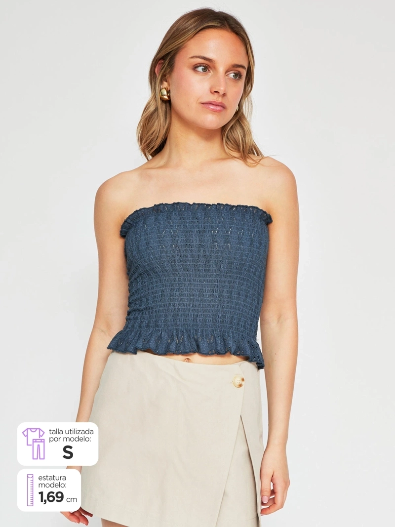 BLUSA MUJER INDEX SIN MANGAS PANAL - 1