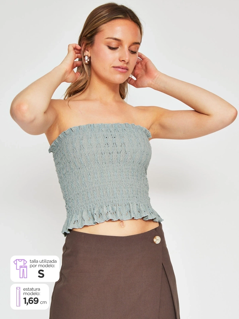 BLUSA MUJER INDEX SIN MANGAS PANAL - 1