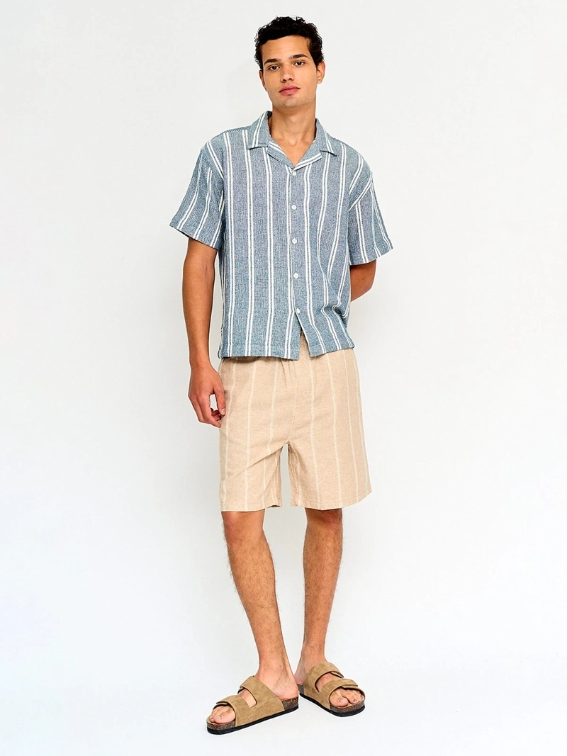 BERMUDA HOMBRE INDEX ALIN LINO - 4