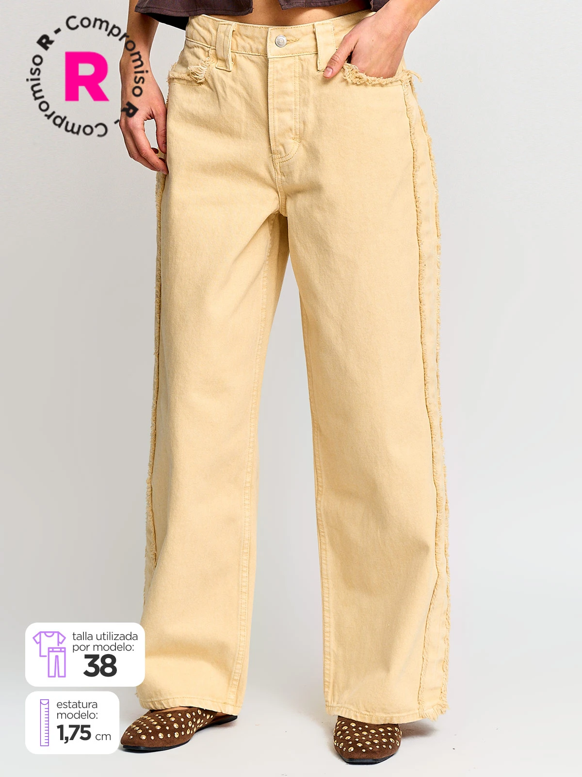 JEANS MUJER MARQUIS WIDELEG ALGODÓN  - 1