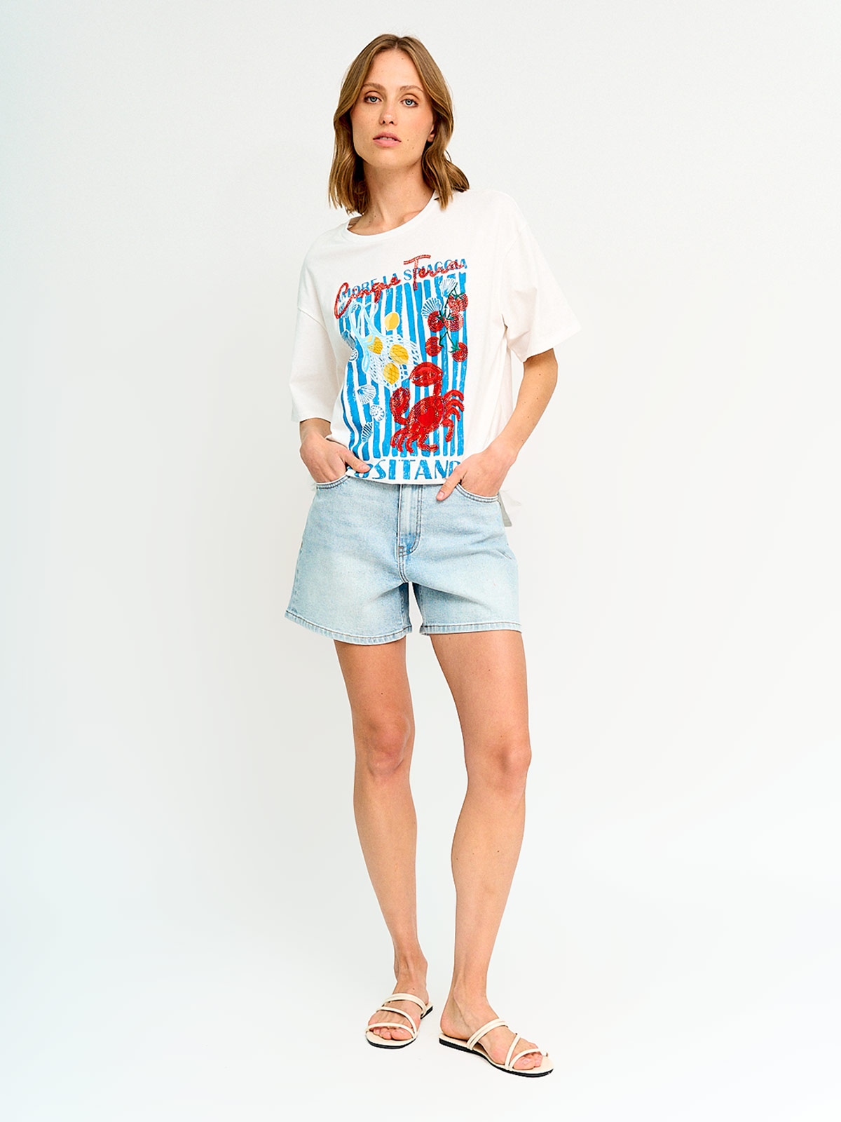 SHORT MUJER MARQUIS ALGODÓN DENIM - 4