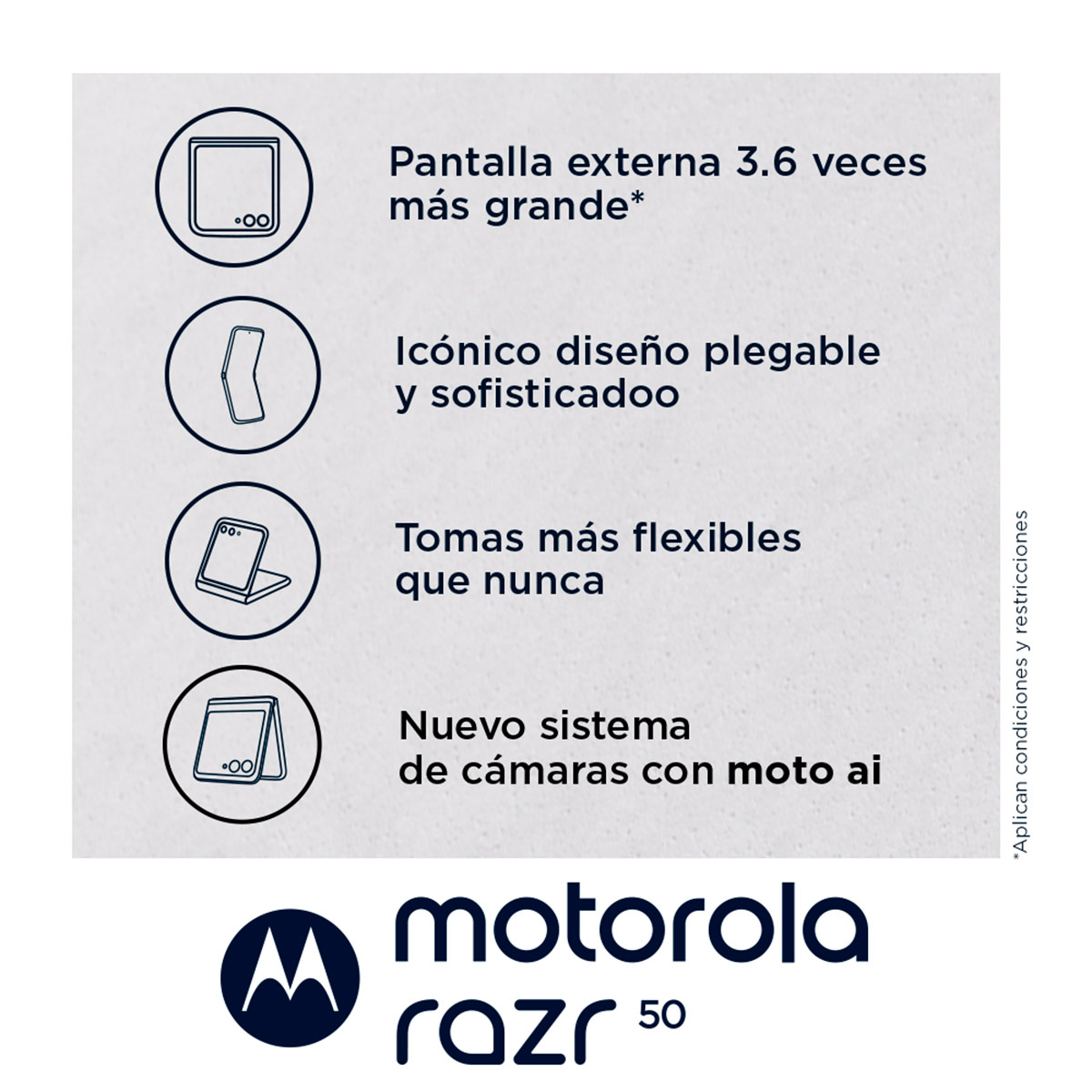 SMARTPHONE MOTOROLA RAZR 50 512GB 12GB RAM 50MP 6.9” Gris, foto 8