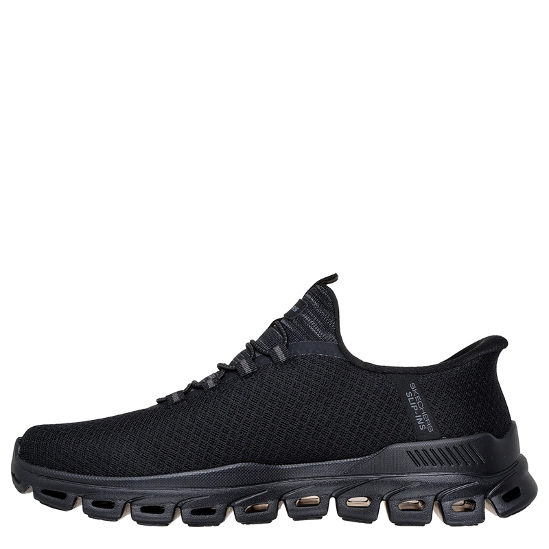 ZAPATILLAS HOMBRE SKECHERS CASUAL NEGRO SLIP INS GLIDE STEP - 3