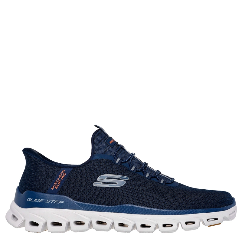 ZAPATILLAS HOMBRE SKECHERS CASUAL AZUL MARINO SLIP INS GLIDE STEP - 1
