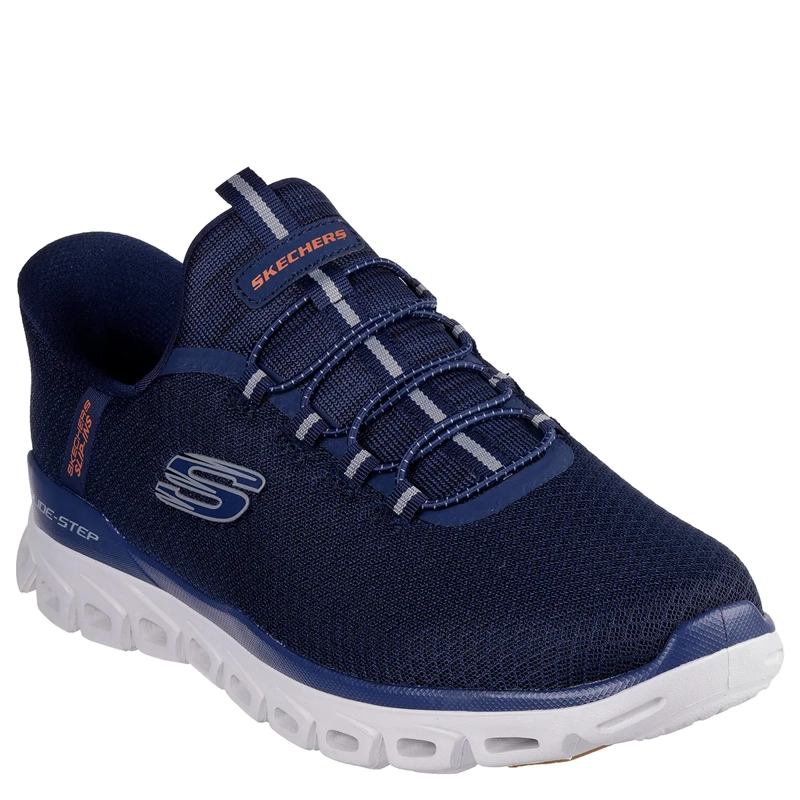 ZAPATILLAS HOMBRE SKECHERS CASUAL AZUL MARINO SLIP INS GLIDE STEP - 2