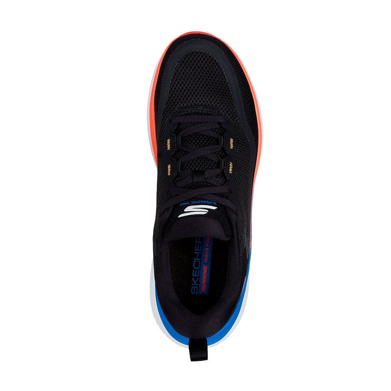 ZAPATILLAS HOMBRE SKECHERS CASUAL NEGRO GO RUN SUPERSONIC - 4