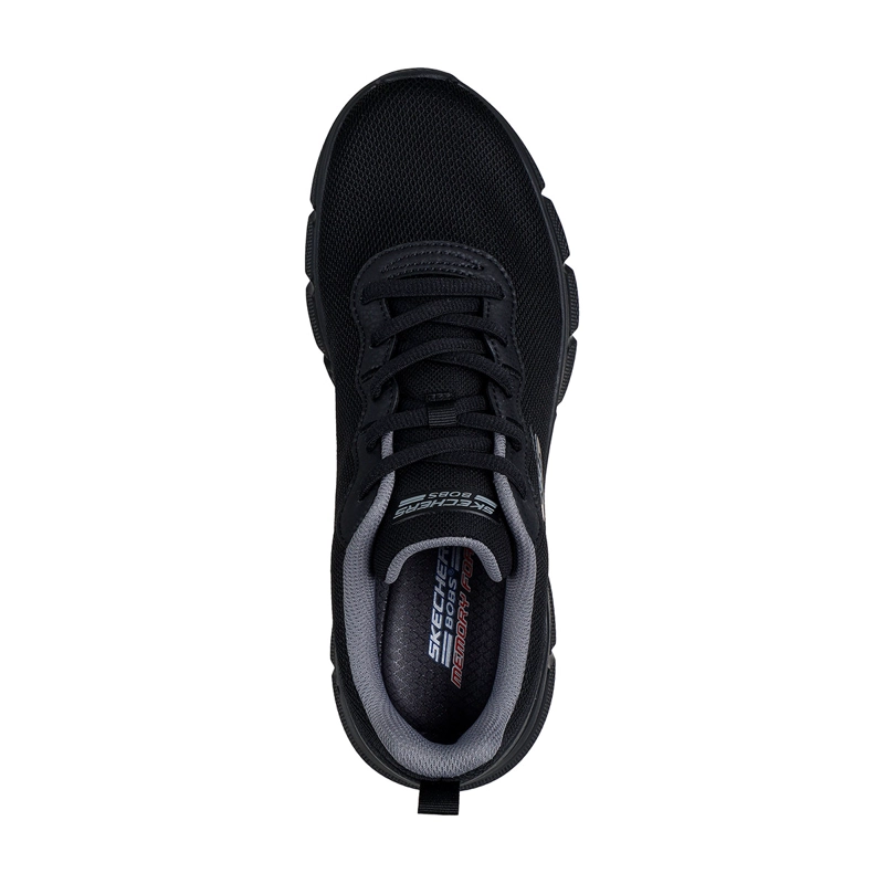 ZAPATILLAS HOMBRE SKECHERS URBANO NEGRO BOBS SPORT B FLEX - 4