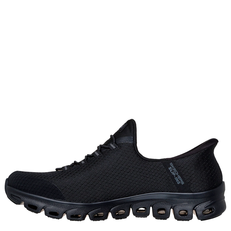 ZAPATILLAS MUJER SKECHERS CASUAL NEGRO SLIP INS GLIDE STEP - 3