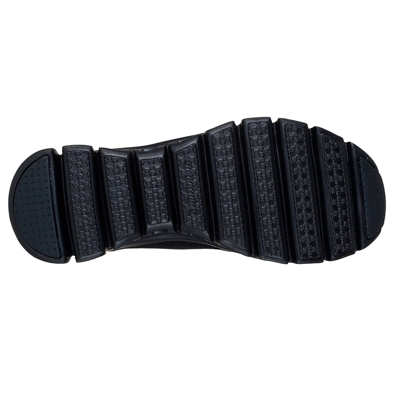 ZAPATILLAS MUJER SKECHERS CASUAL NEGRO SLIP INS GLIDE STEP - 5