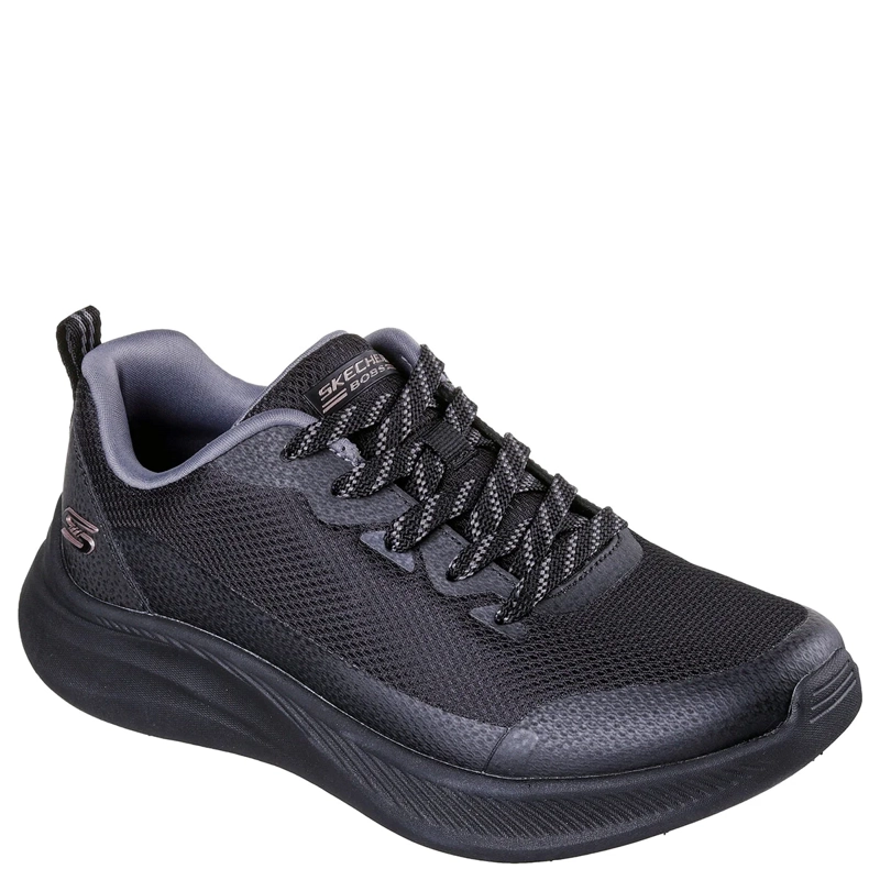 ZAPATILLAS MUJER SKECHERS URBANO NEGRO BOBS MODA FLEX - 2