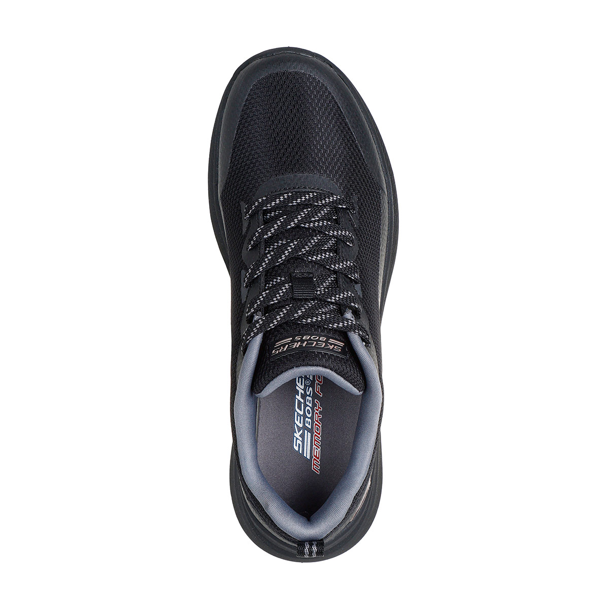 ZAPATILLAS MUJER SKECHERS URBANO NEGRO BOBS MODA FLEX - 4