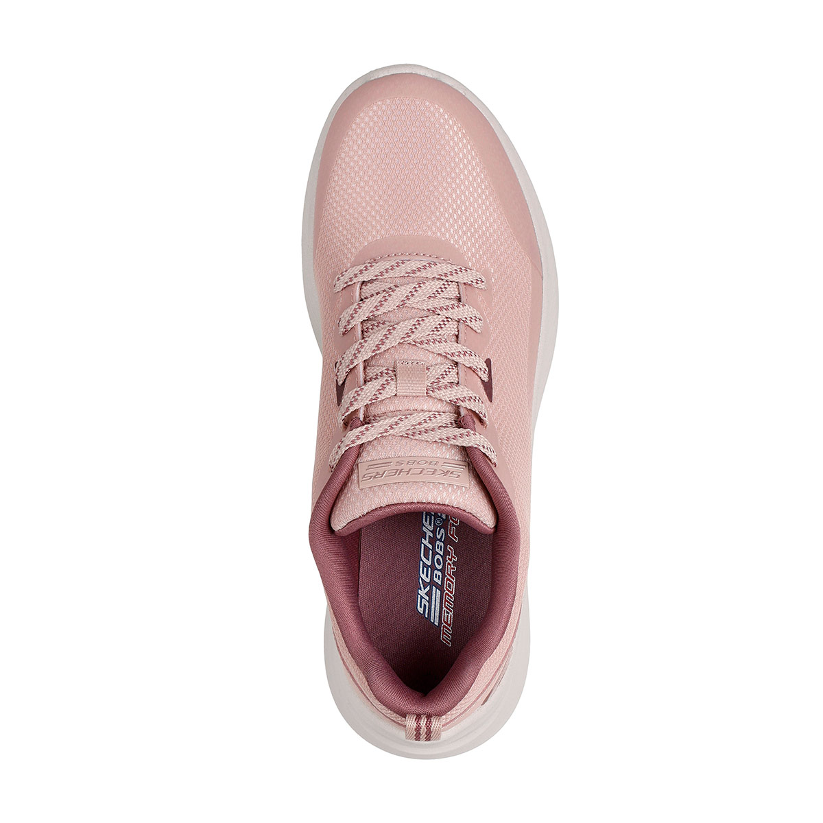 ZAPATILLAS MUJER SKECHERS URBANO ROSADO BOBS MODA FLEX - 4
