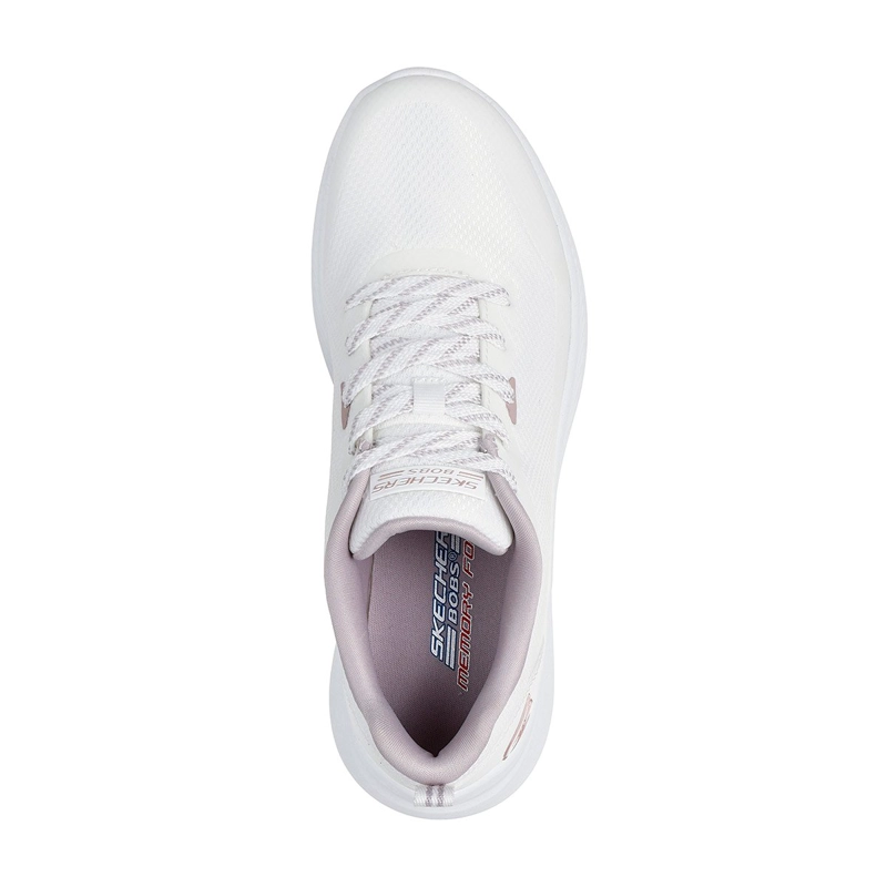 ZAPATILLAS MUJER SKECHERS URBANO BLANCO BOBS MODA FLEX - 4
