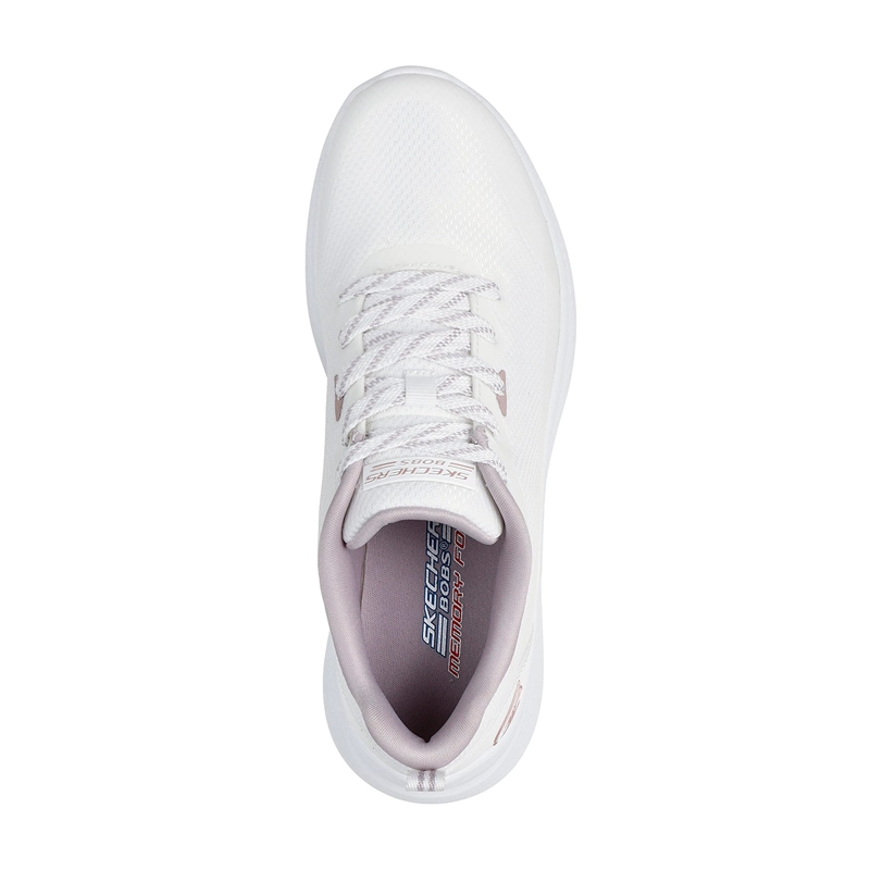 ZAPATILLAS MUJER SKECHERS URBANO BLANCO BOBS MODA FLEX - 4