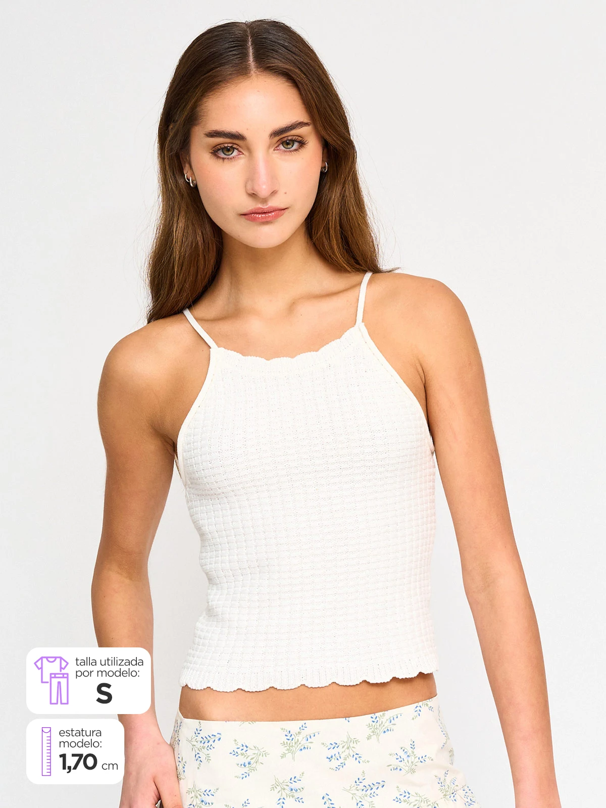 POLERA MUJER INDEX ALGODÓN SIN MANGAS TIRITAS - 1