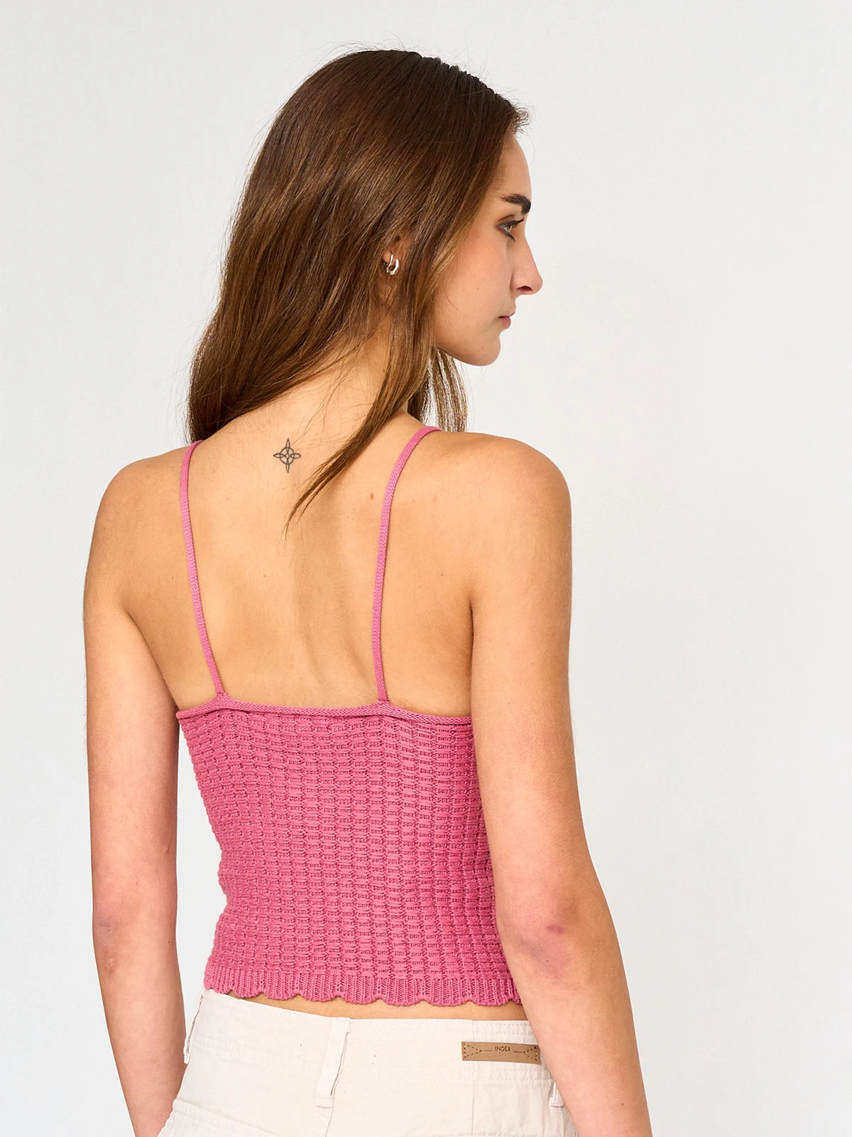 POLERA MUJER INDEX ALGODÓN SIN MANGAS TIRITAS - 2