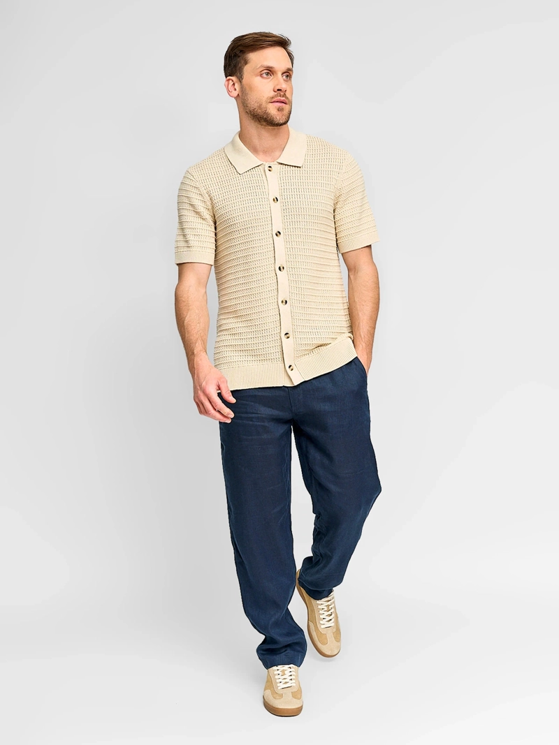 SWEATER HOMBRE MARQUIS ALGODÓN CUELLO CAMISERO - 4