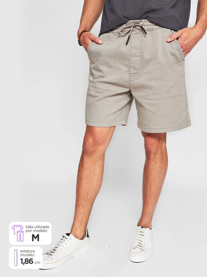 BERMUDA HOMBRE INDEX ALGODÓN