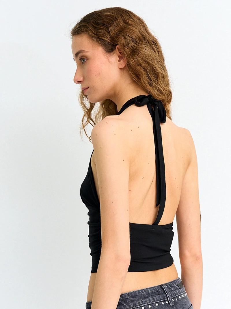 POLERA MUJER INDEX HALTER SIN MANGAS - 3